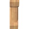 Ekena Millwork Traditional Slat Smooth Bracket w/ Offset Brace, Western Red Cedar, 5 1/2"W x 14"D x 18"H BKT0604X14X18TRA06SWR - alternate 2